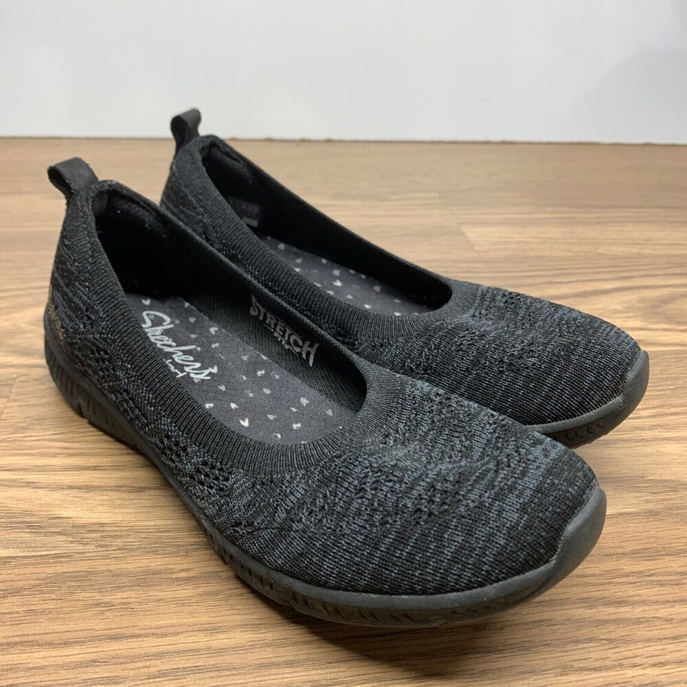 Skechers Be-Cool In The Moment Women's Size‎ 6 Shoes Black Slip-On Sneakers